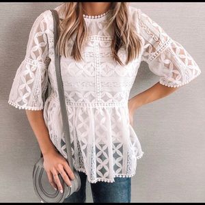 Summer Lovin’ Embroidered Dolly Top